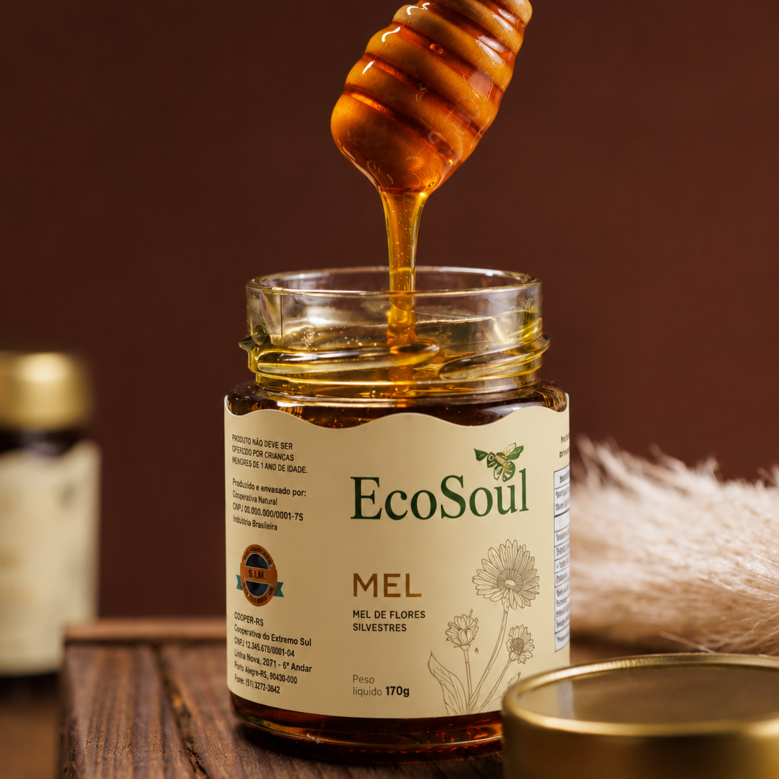 Mật Ong Hoa Nhãn Thiên Nhiên | EcoSoul 250g