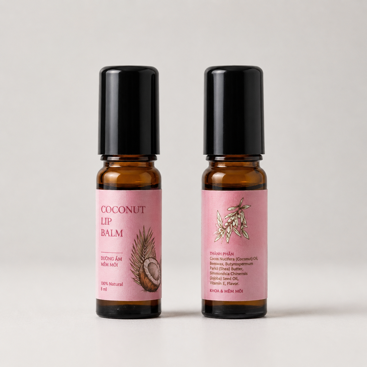 Son lăn dưỡng môi Dầu dừa Bến Tre | EcoSoul 10ml