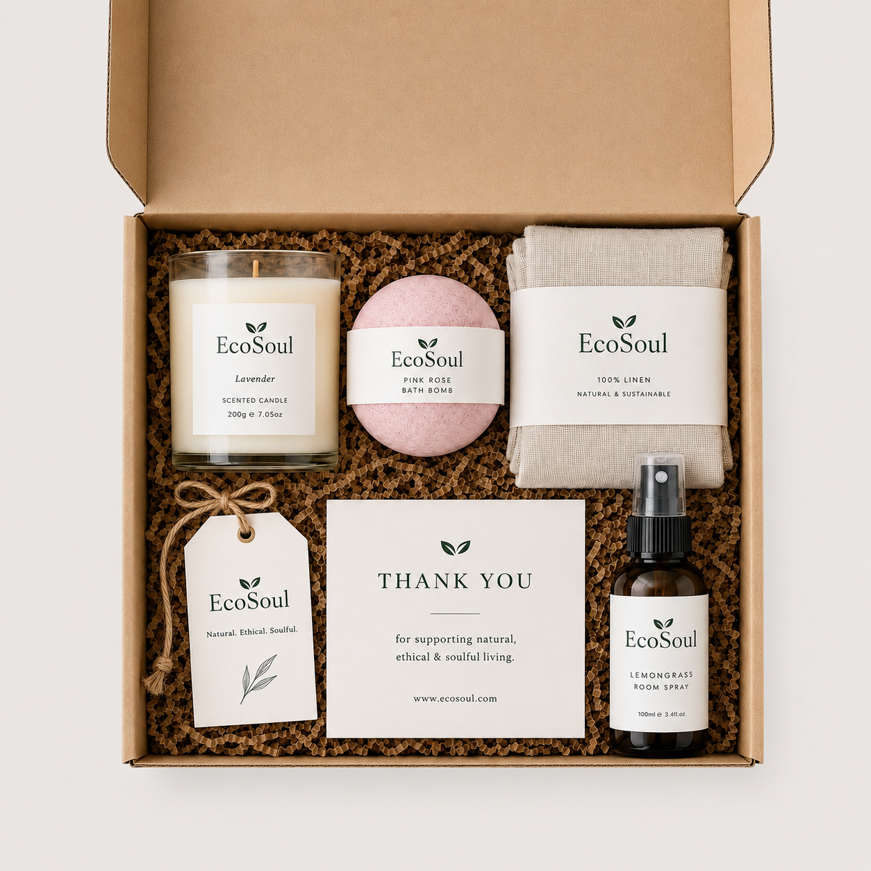 Hộp quà Hương Thầm | Sự chăm sóc tinh tế từ sâu bên trong - EcoSoul Giftbox