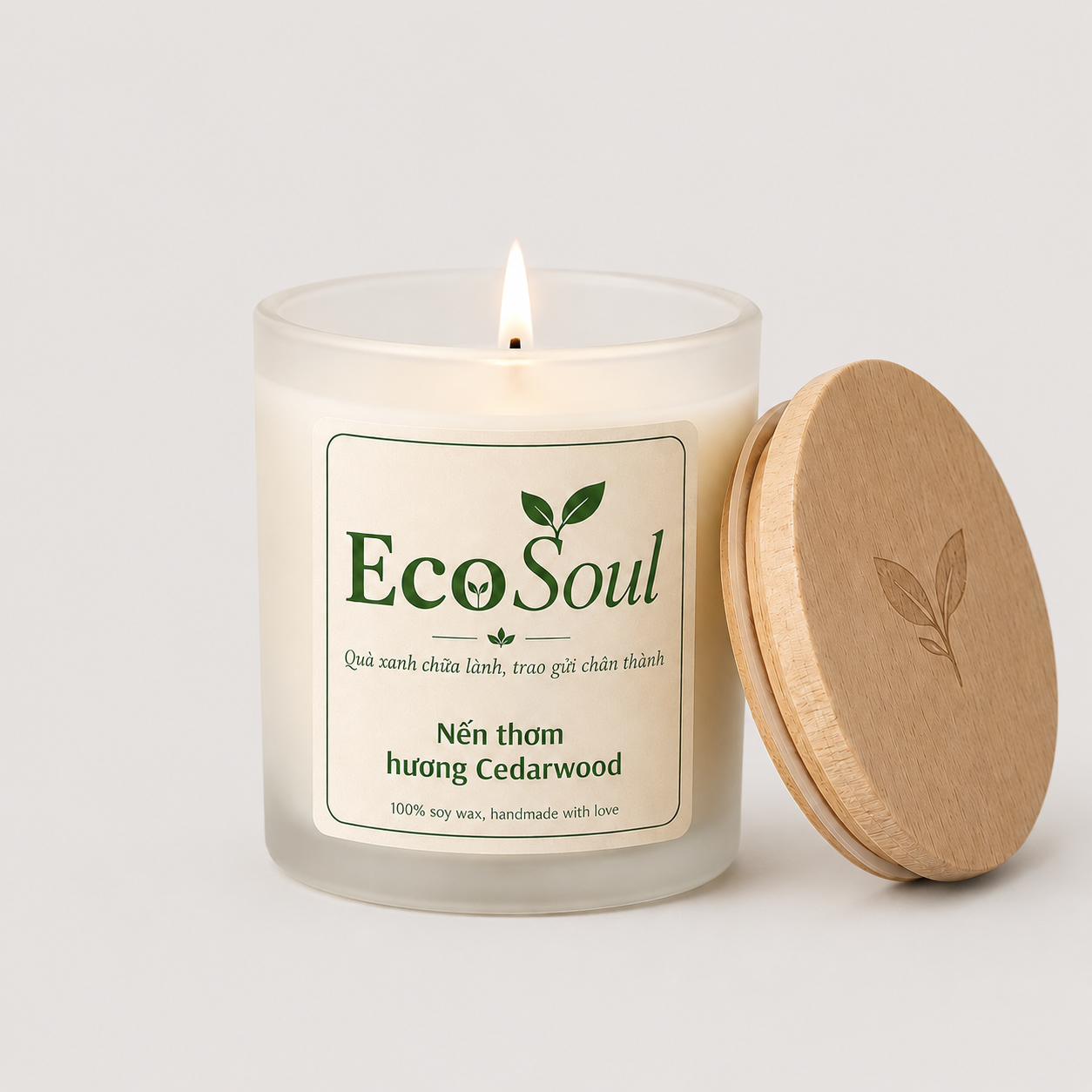 Nến thơm Đậu Nành Ban Mai | EcoSoul 150g