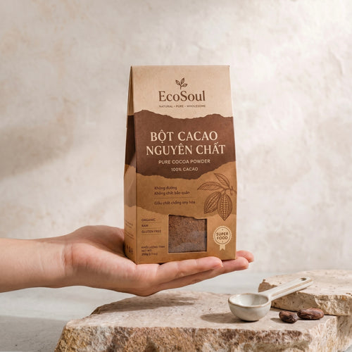Bột Cacao Nguyên Chất Cao Nguyên | EcoSoul 200g