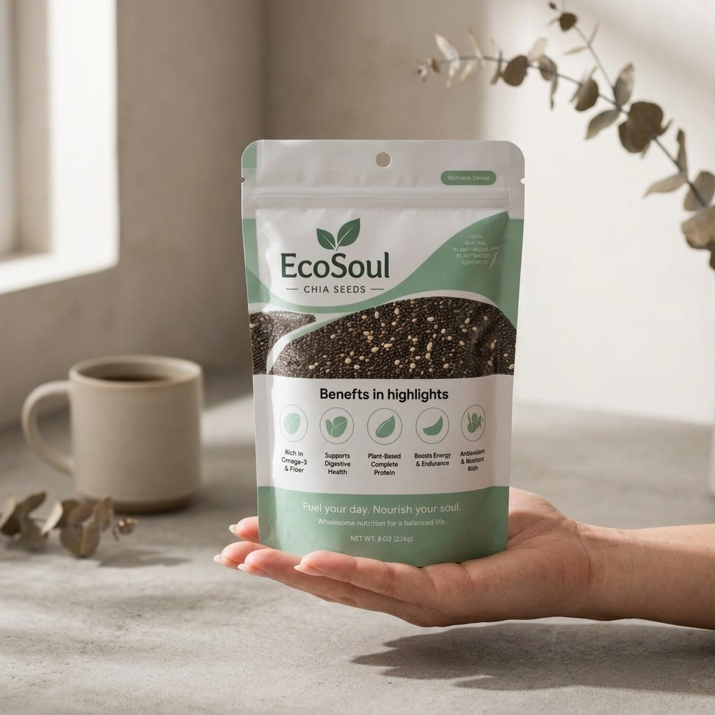 Hạt Chia Dưỡng Lành Tự Nhiên | EcoSoul 100g