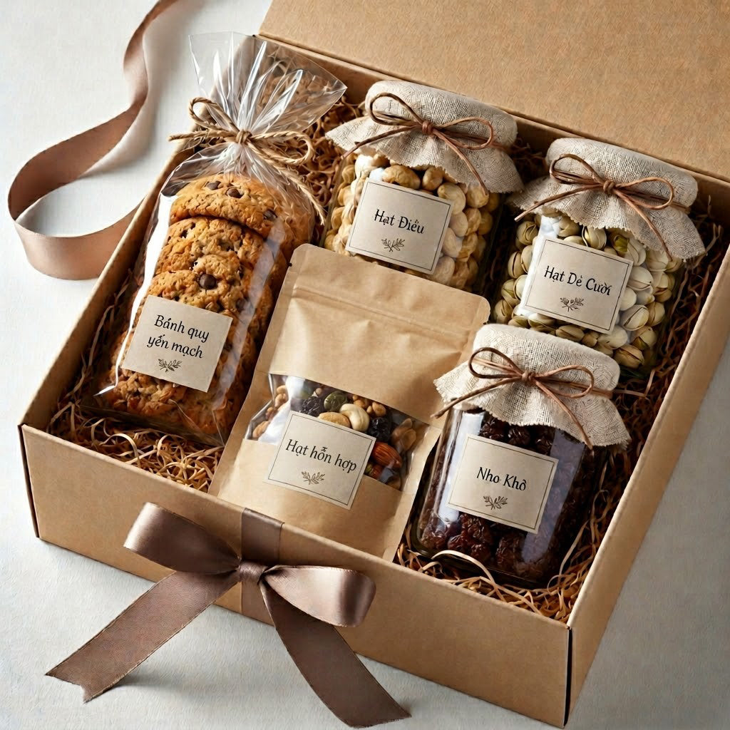 Set Quà Hạt Dinh Dưỡng Thuần Tự Nhiên | EcoSoul 4 Loại Hạt