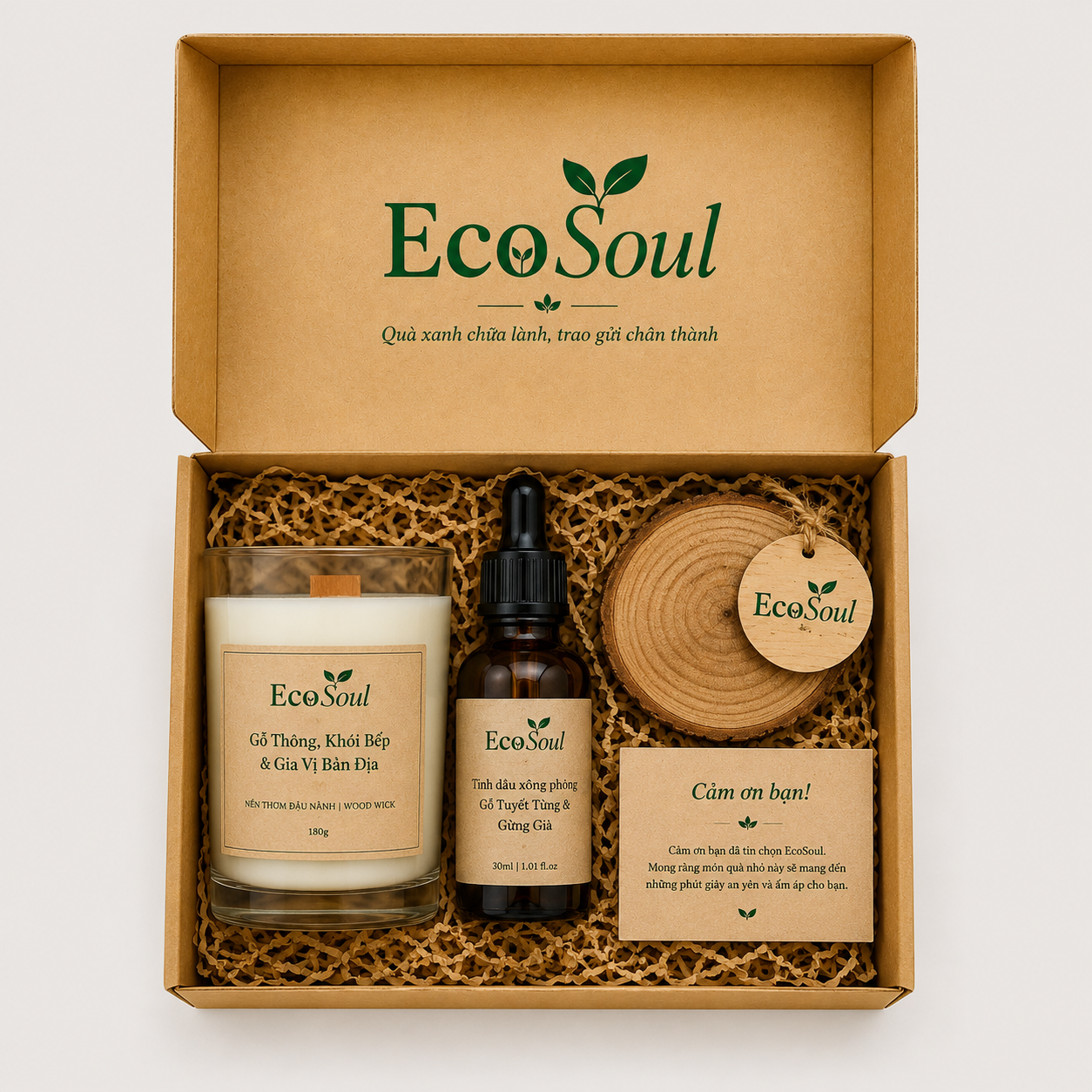 Hộp Quà Đêm Tây Bắc | Lửa hồng giữa ngàn, sưởi ấm tâm hồn - EcoSoul Giftbox