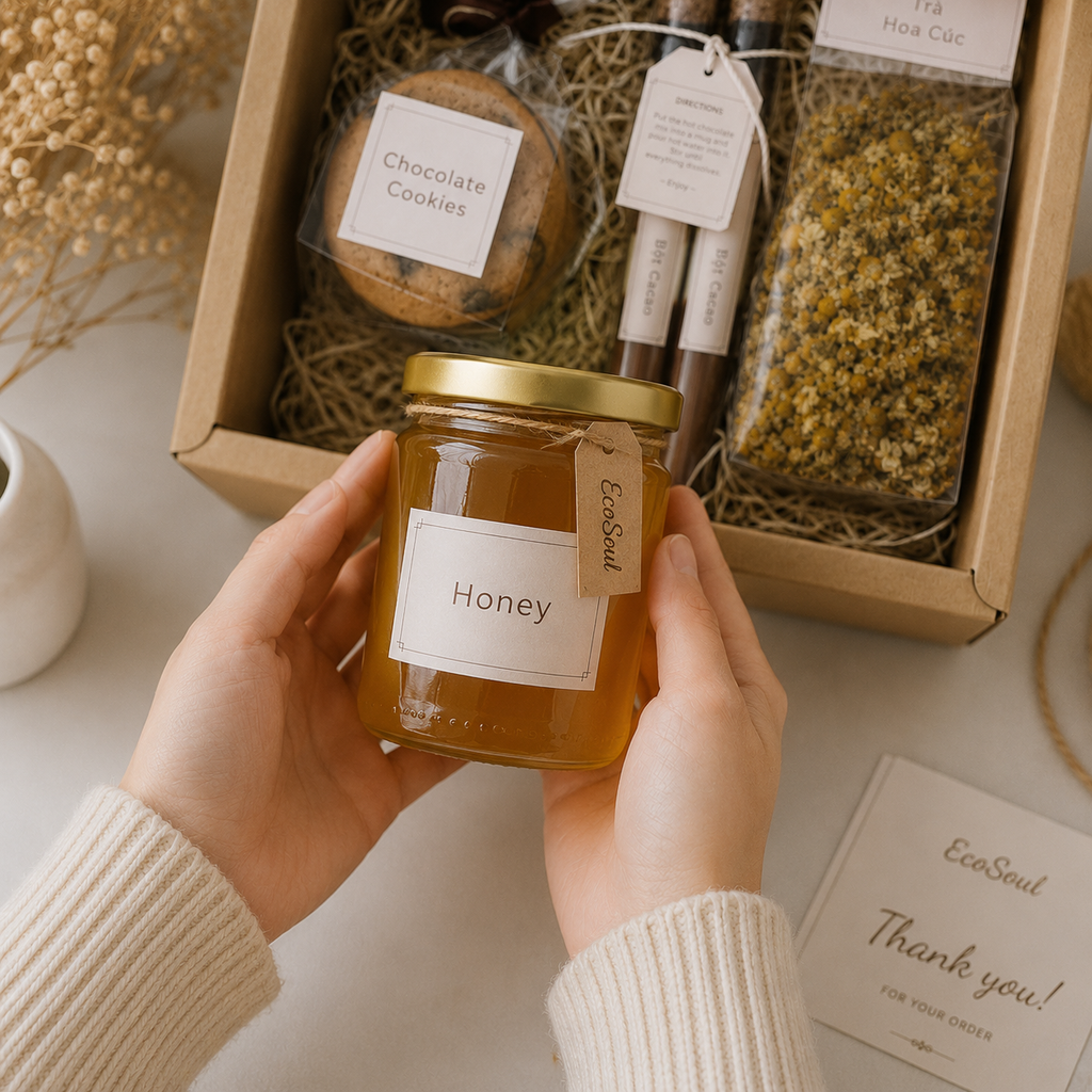 EcoSoul – Ngọt Lành Từ Thiên Nhiên Hộp Quà 4 Món Ngọt Ngào