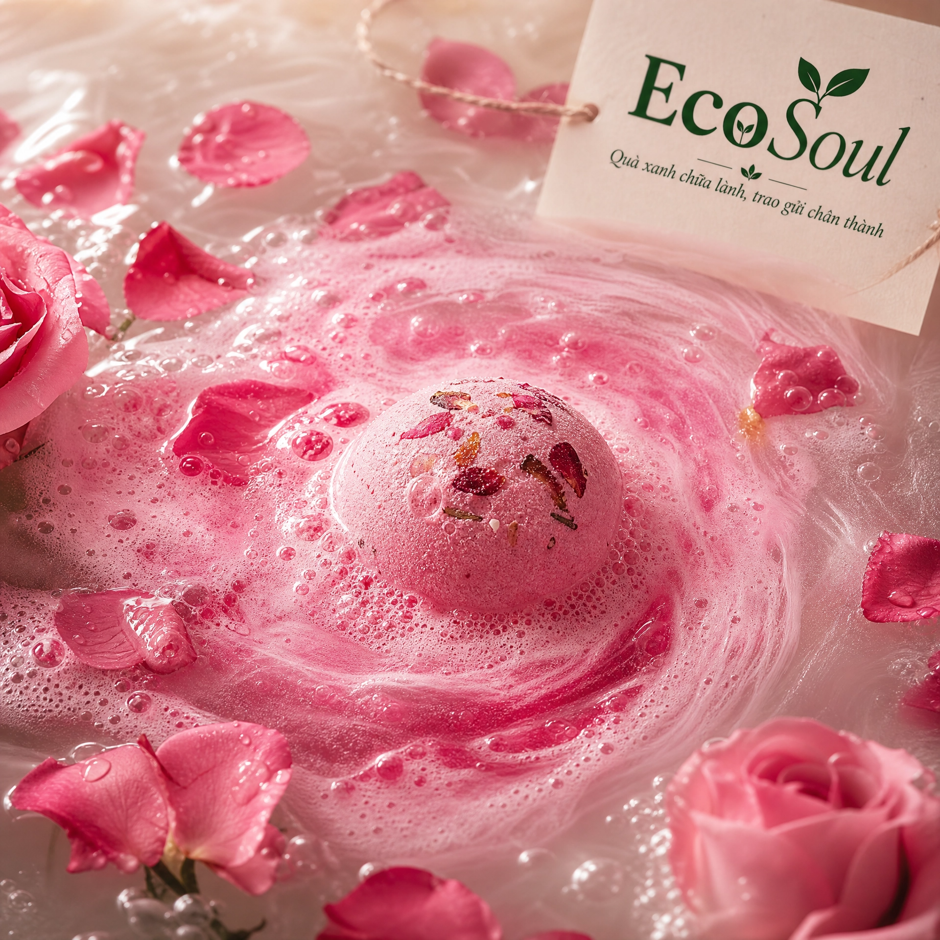 Bomb Bath Hồng Hoang Sơ | EcoSoul 120g