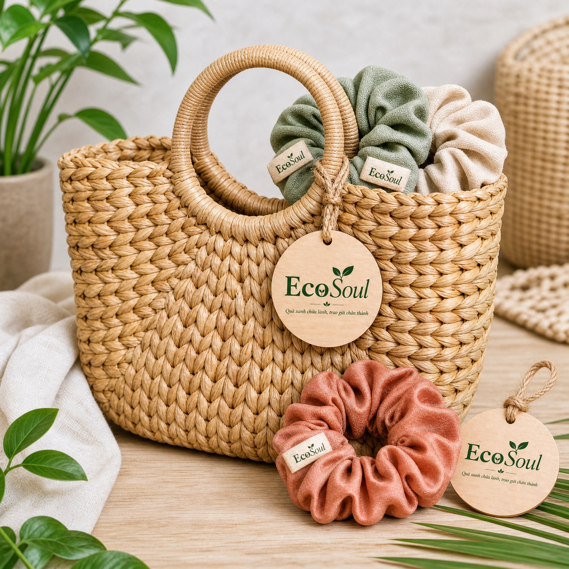 Hộp quà Hồn Quê Tinh Khôi - Gói trọn dịu dàng, vấn vương sợi tóc - EcoSoul Giftbox