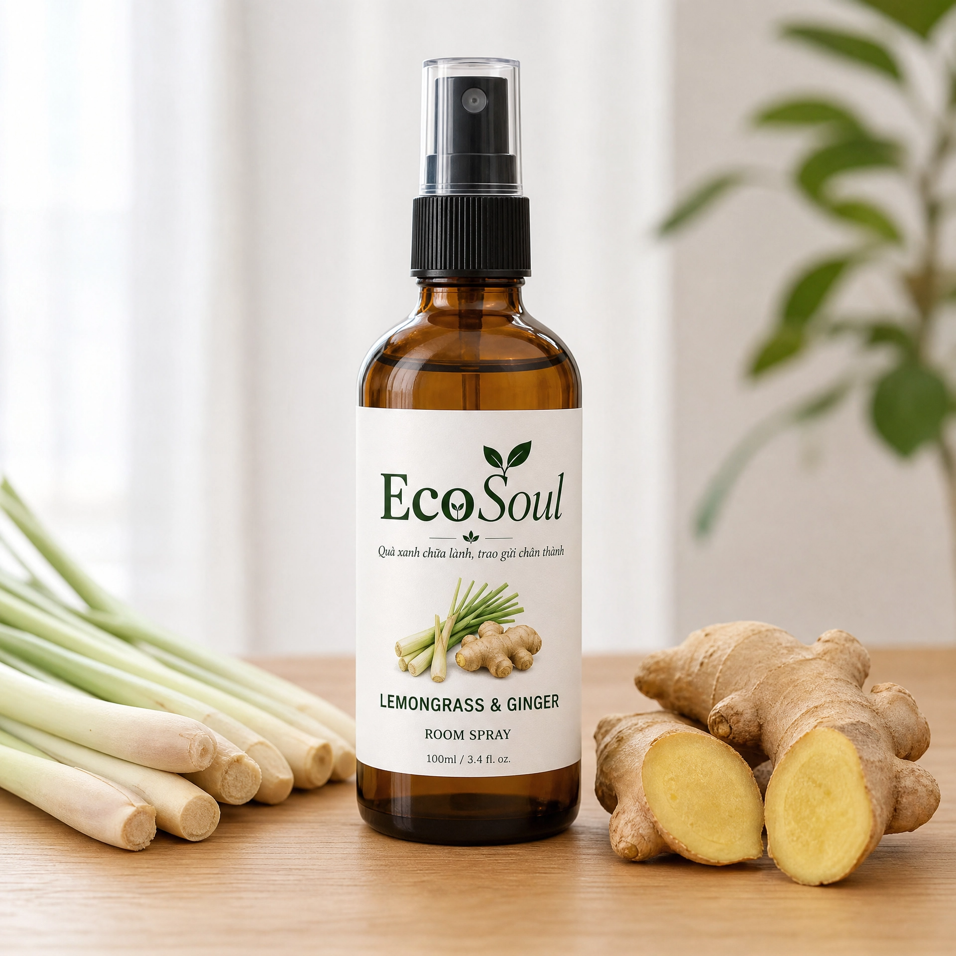 Xịt phòng Sả Chanh Nắng Mới | EcoSoul 250ml