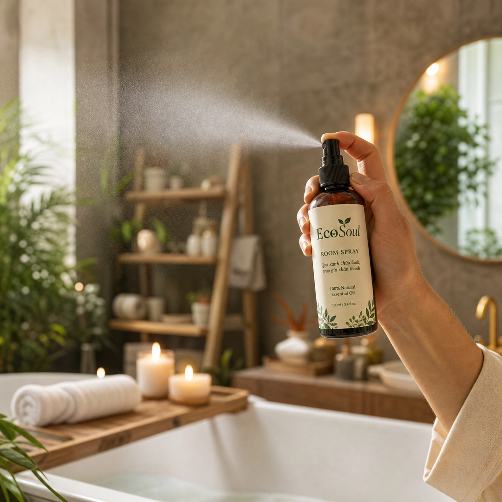 Xịt phòng Sả Chanh Nắng Mới | EcoSoul 250ml