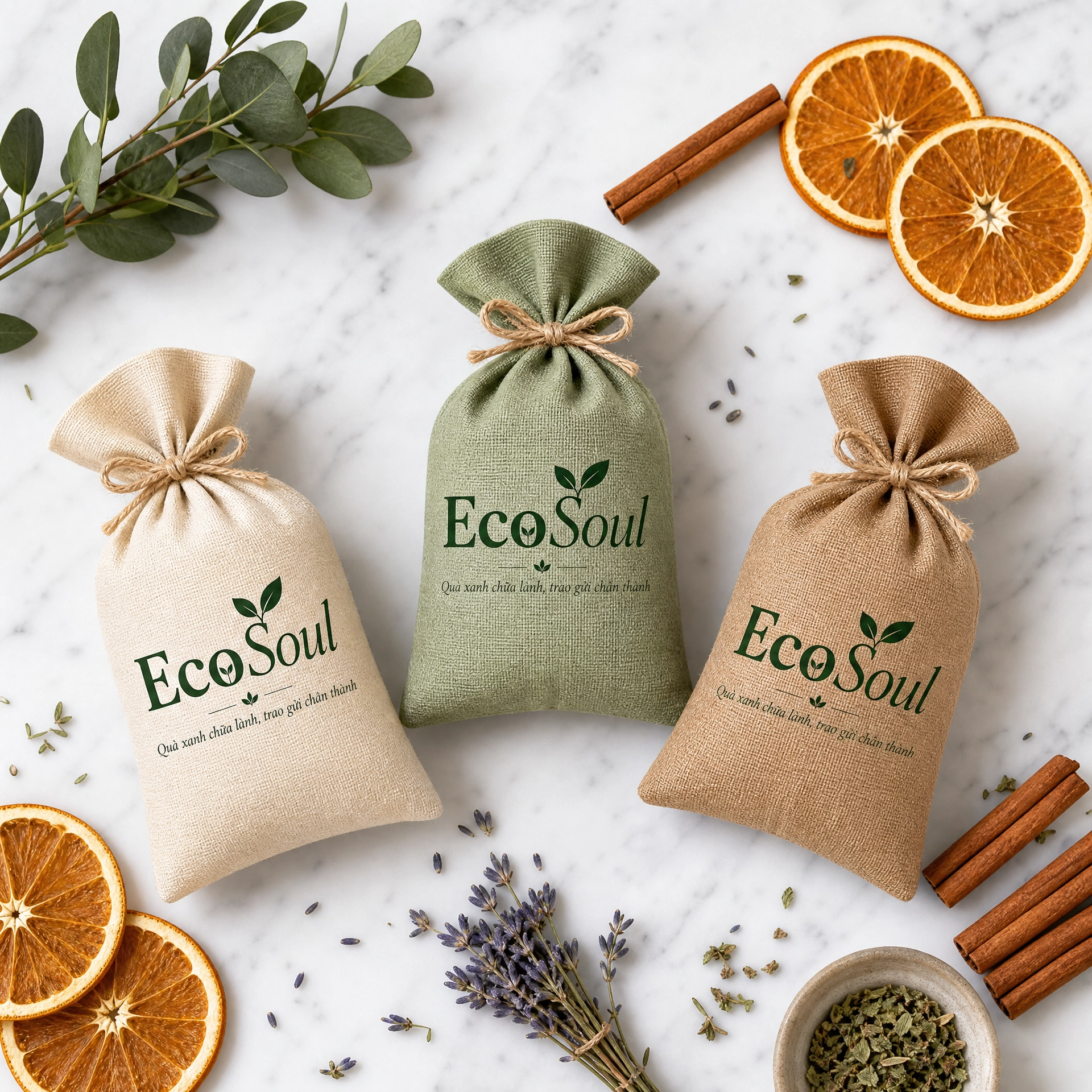 Túi thơm Thảo Mộc Bản Nguyên | EcoSoul 50g
