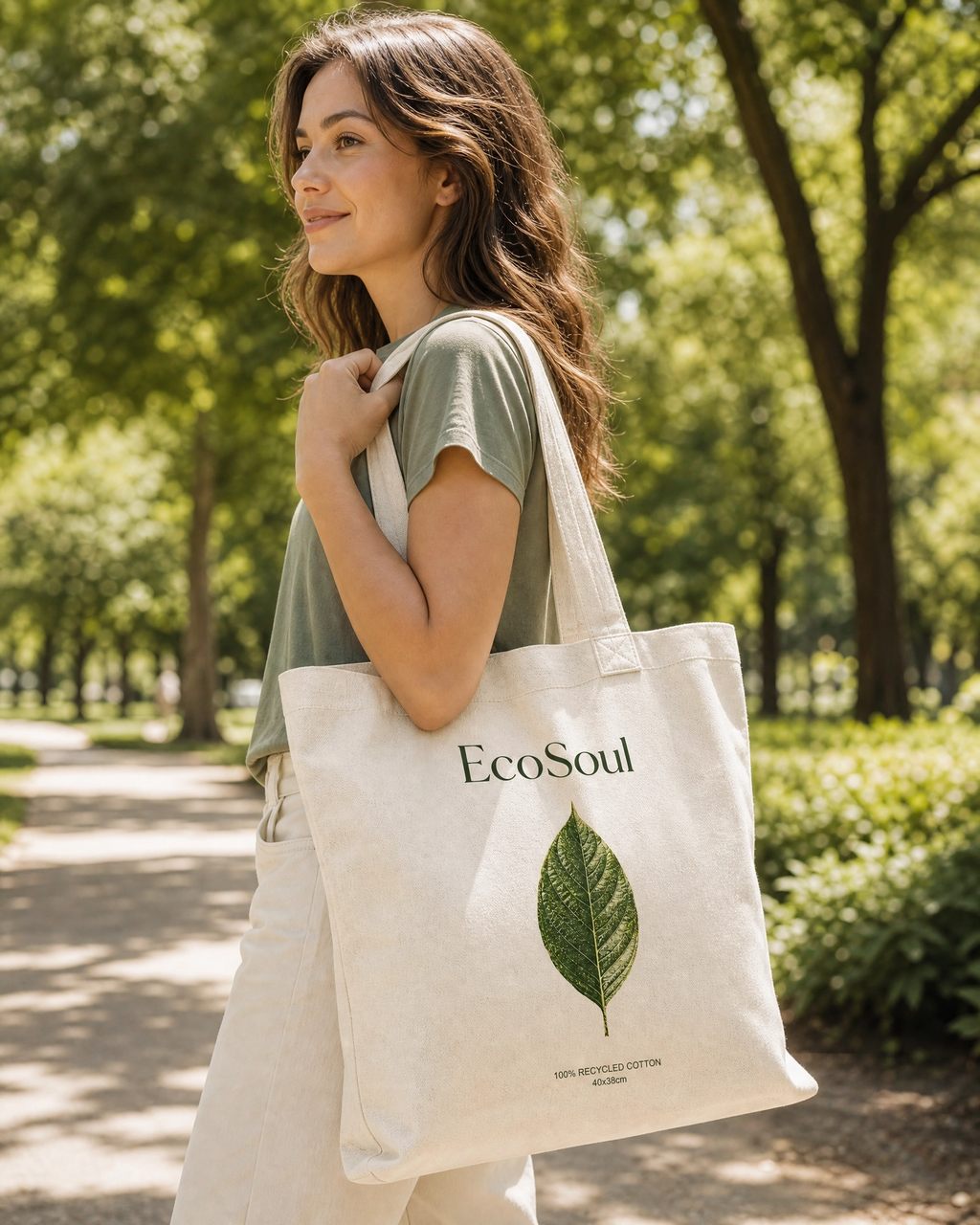 Túi Tote Vải Canvas Tái Chế