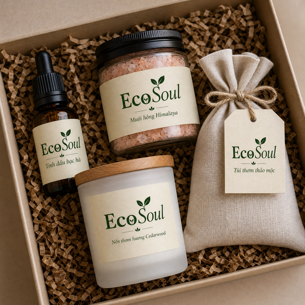 Set Quà "Tĩnh Tại" | Gửi trao sự vỗ về yêu thương - EcoSoul Gift Box