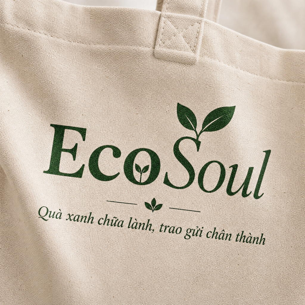 Túi tote vải canvas tái chế | EcoSoul