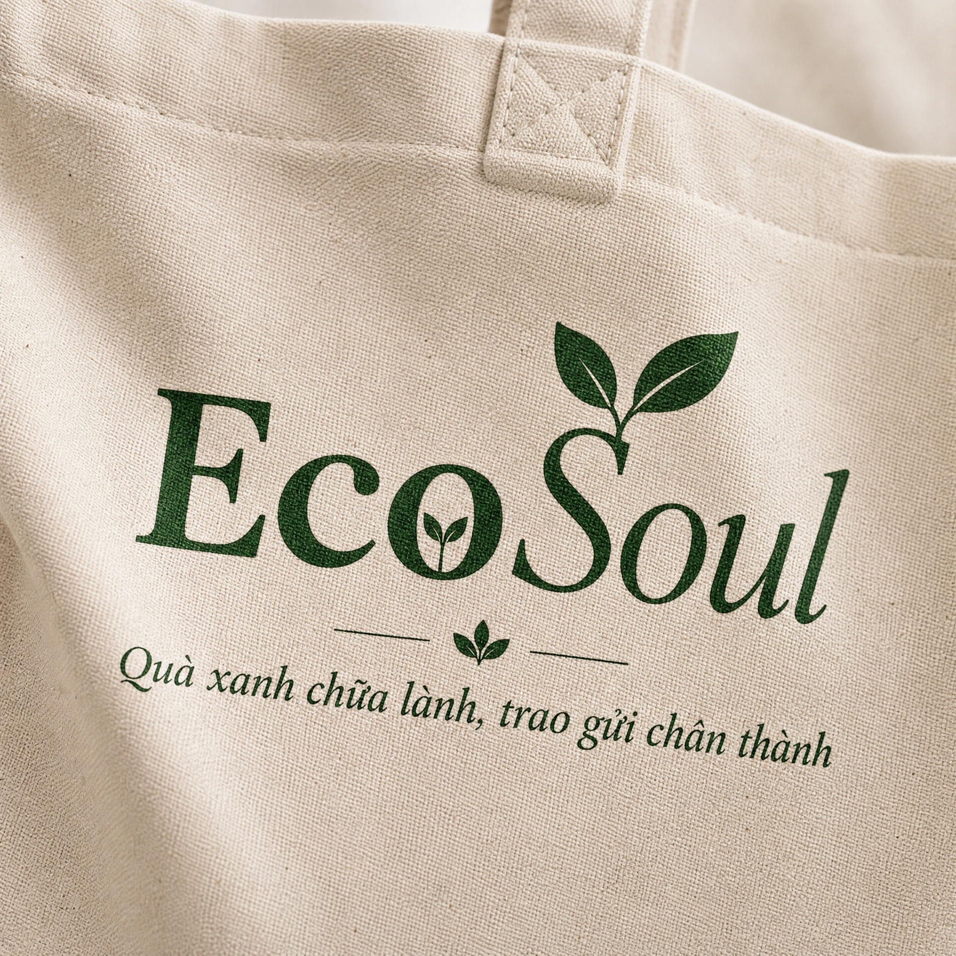 Túi Tote Vải Canvas Tái Chế - EcoSoul