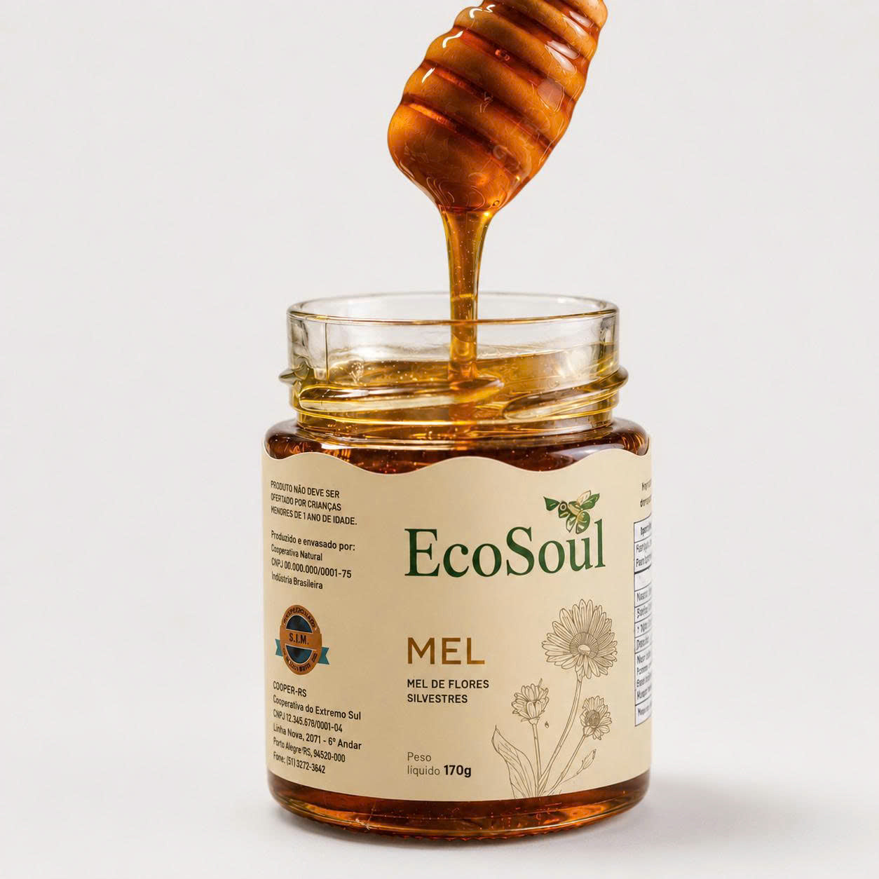Mật Ong Hoa Nhãn Thiên Nhiên | EcoSoul 250g