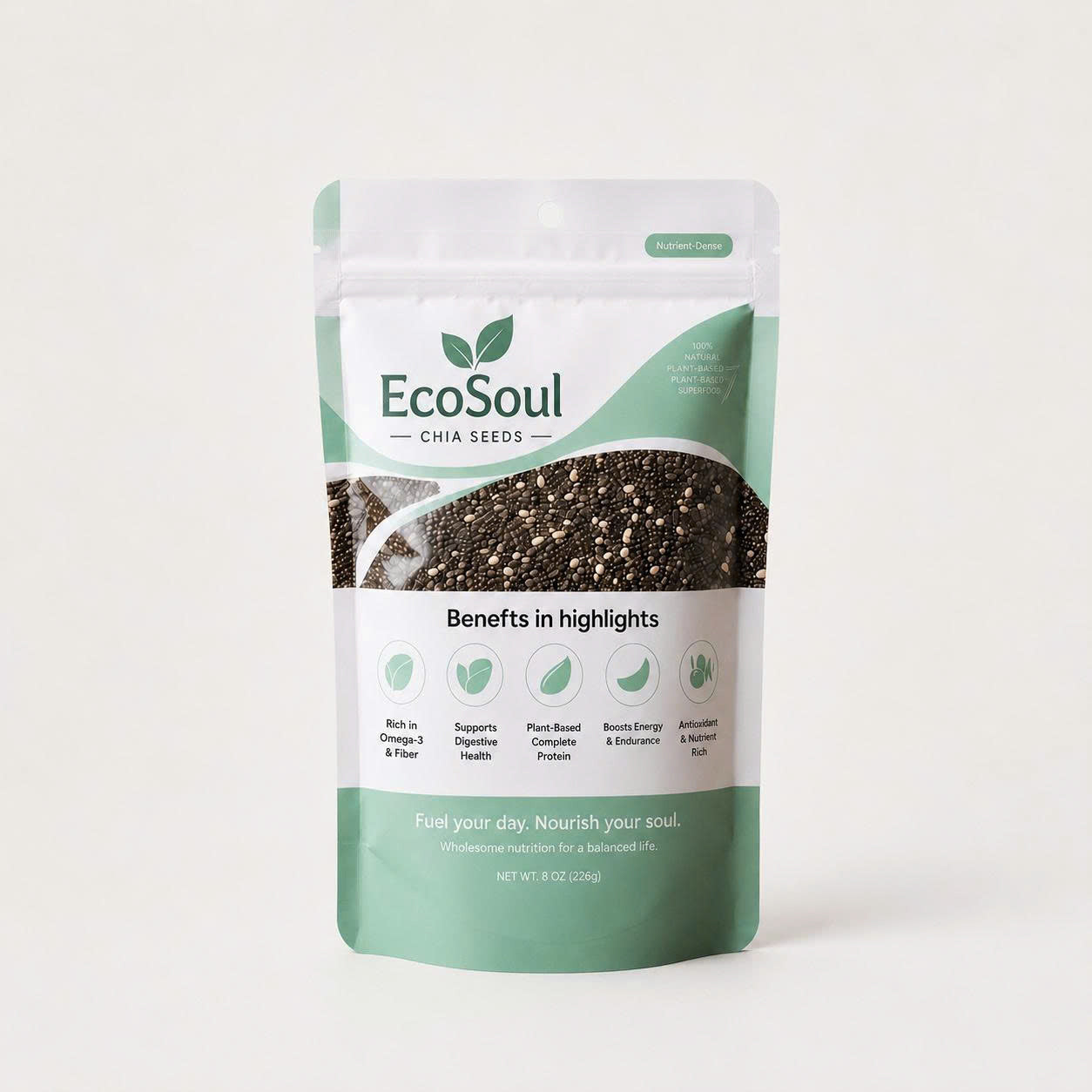 Hạt Chia Dưỡng Lành Tự Nhiên | EcoSoul 100g